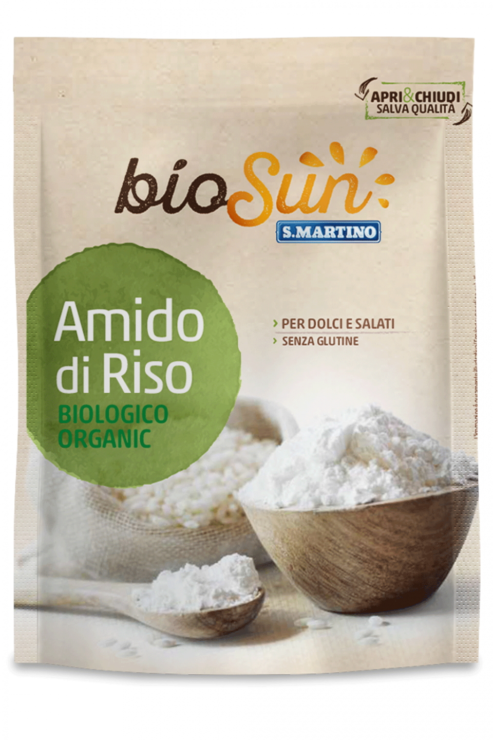 Amido di riso biologico BioSun